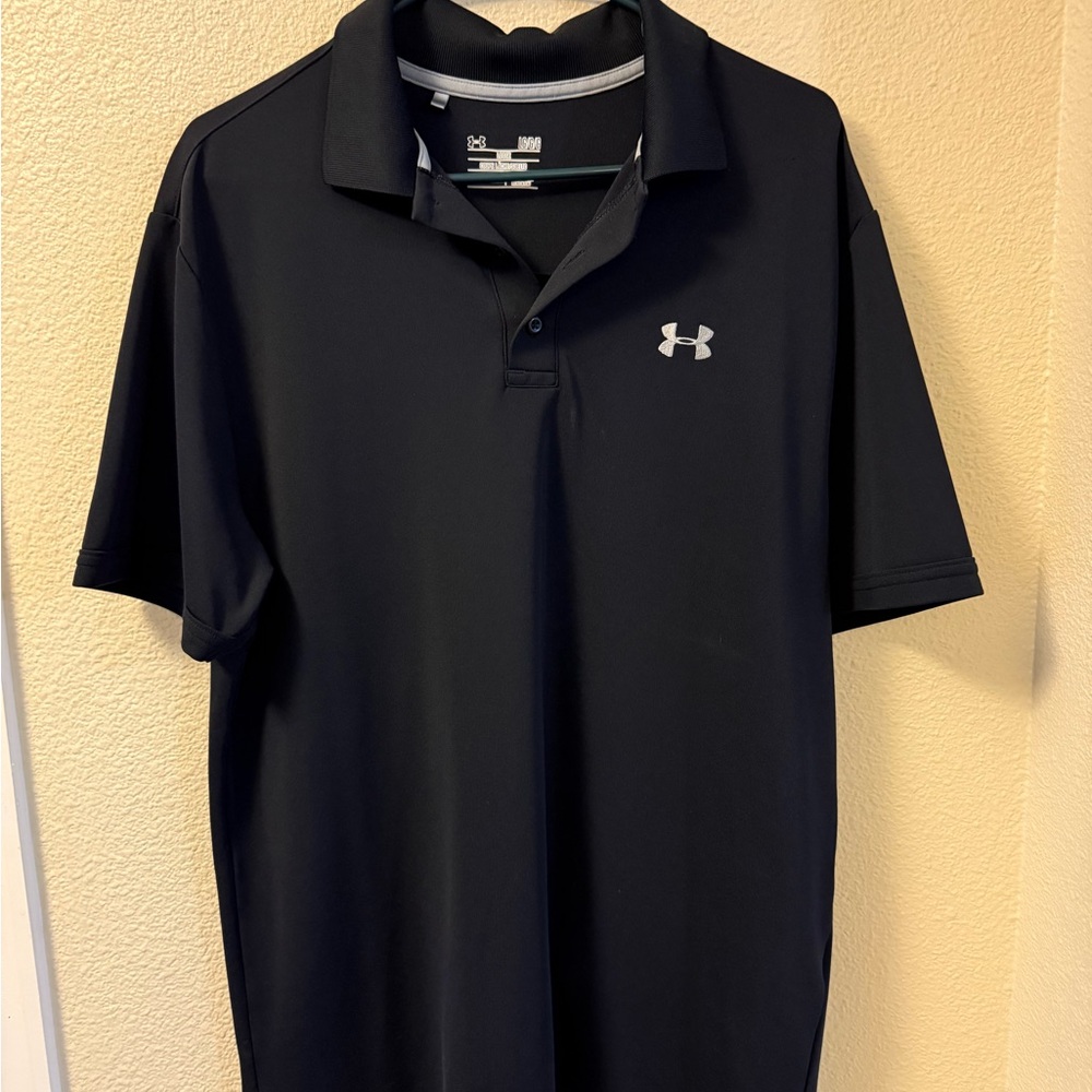 Under Armour Men's Polo Shirt in Black and Gray
